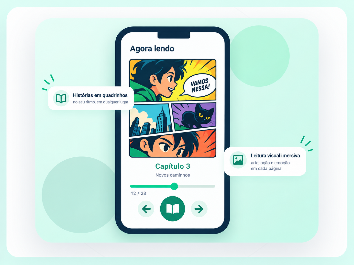 Ilustração do formato Comeeks